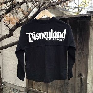 Disney Disneyland Resort Youth Spirit Jersey Black Pullover T Shirt Xl